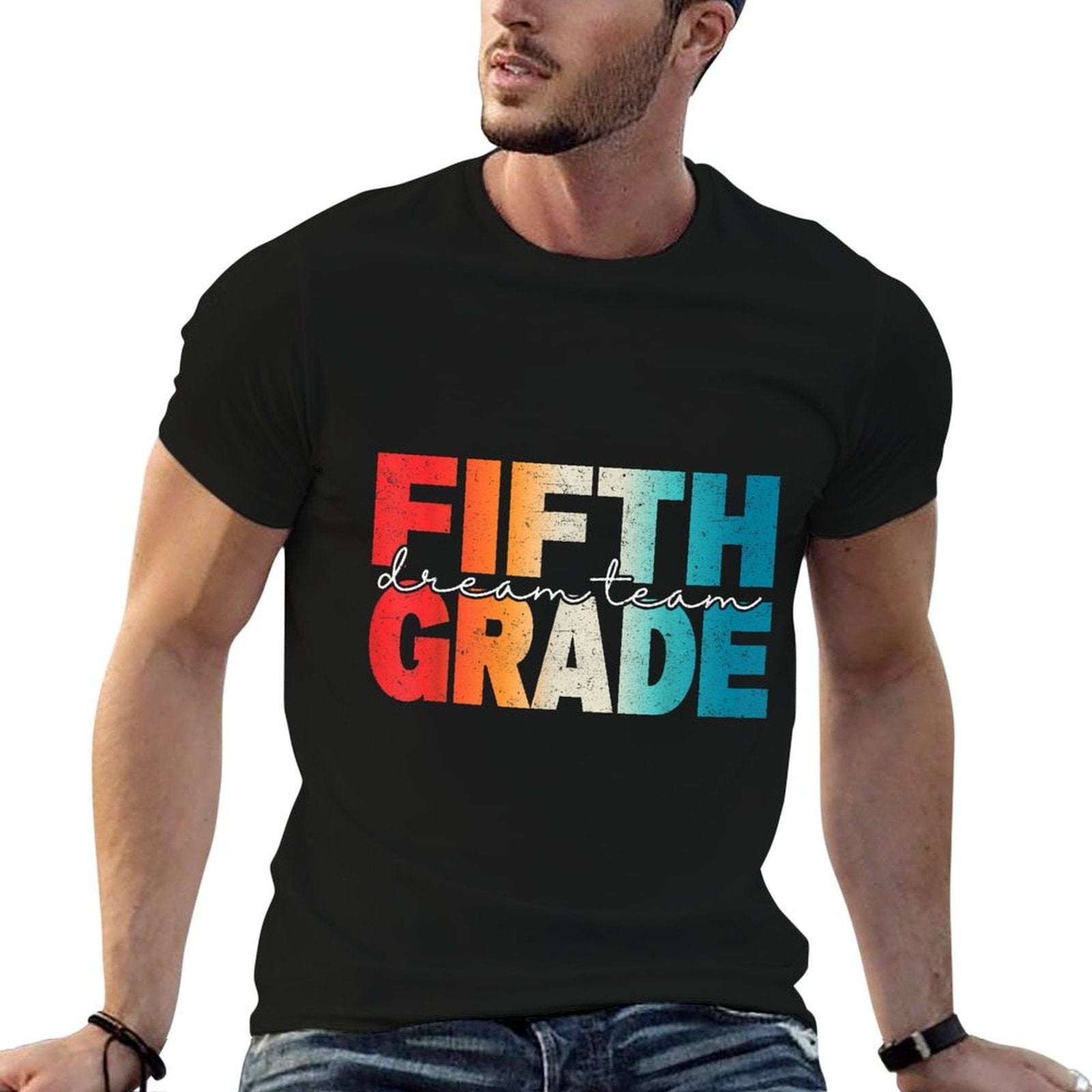 Fifth Grade Dream Team First Day Of School Teachers Boys  Quick-drying T-Shirt