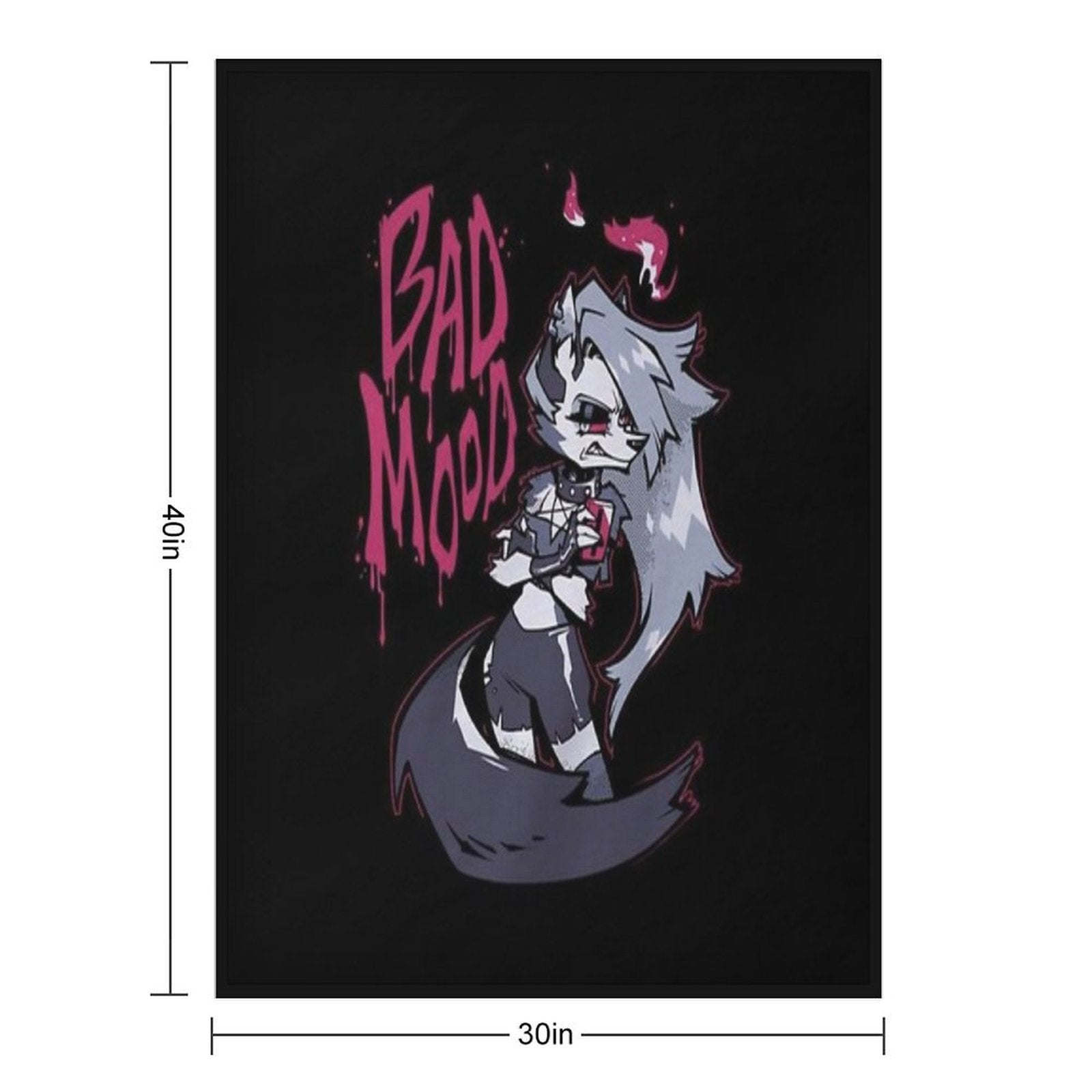 Helluva Boss Loona Anti-pilling Throw Blanket