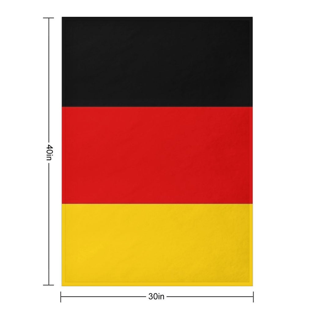 Germany Weltmeisterschaft Fahne Duvet - Deutschland Flag Tagesdecke Shrink-resistant Throw Blanket