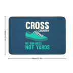Cross Country Runner  Repositionable Bath Mat