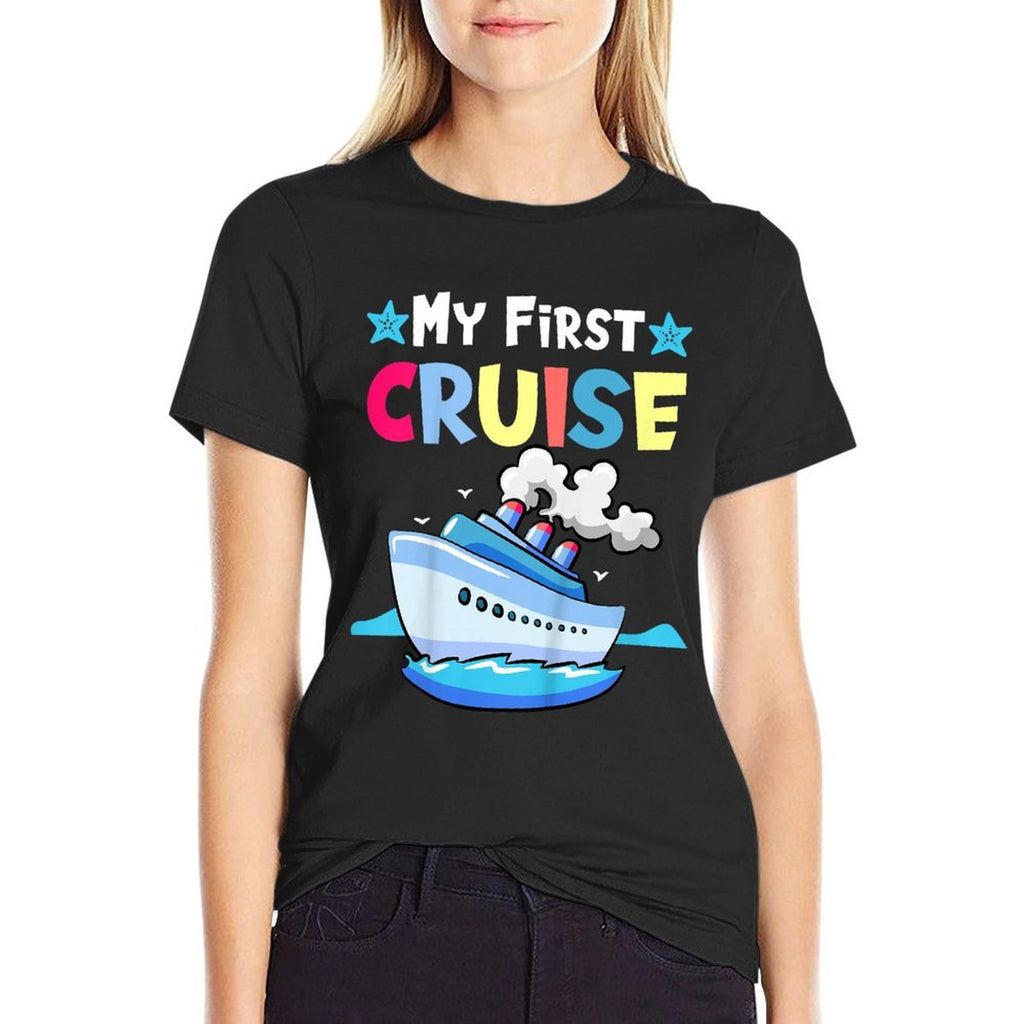 My First Cruise, Girls, Boys, Kids, Funny Vacation Cruise  Odor-resistant T-Shirt
