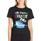 My First Cruise, Girls, Boys, Kids, Funny Vacation Cruise  Odor-resistant T-Shirt