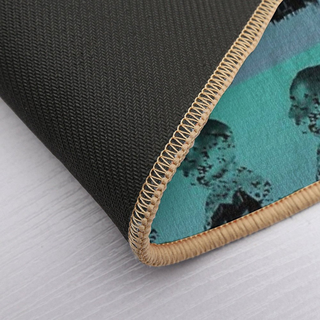 Alfred Hitchcock Collage - Gradient  Long-Lasting Bath Mat