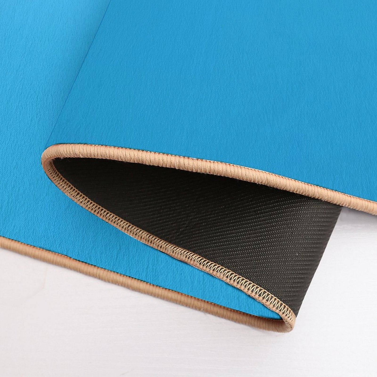 Sea Otter with Donut - Cute Otter Holding Doughnut  Easy Maintenance Bath Mat