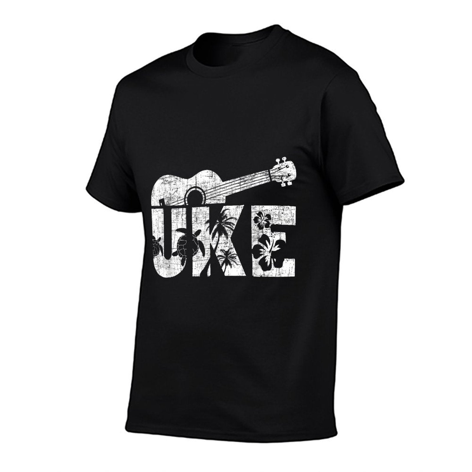 Uke - Ukulele Player Ukulelist Music Guitarist  Cotton T-Shirt