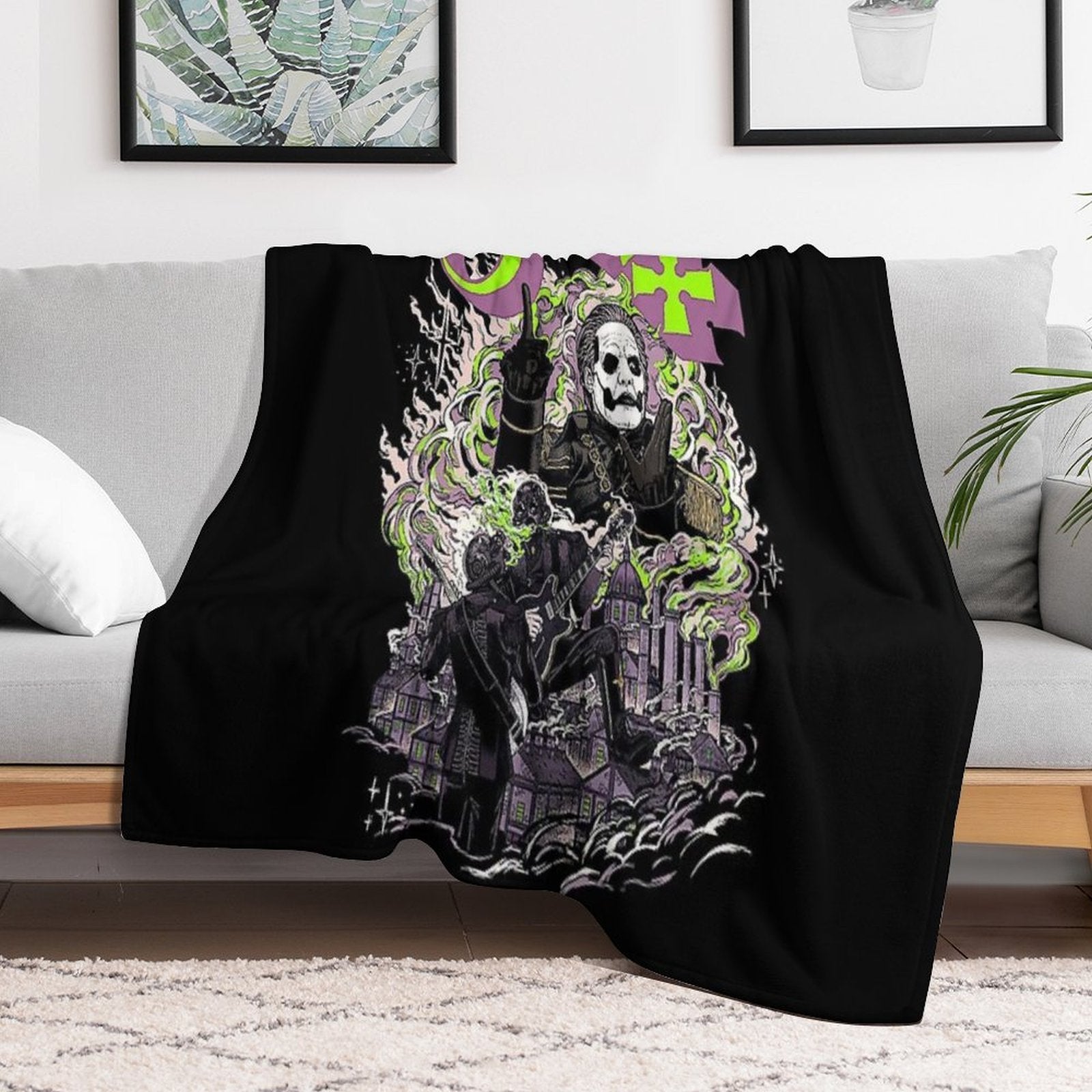 -Gho5t-merch- Anti-pilling Throw Blanket