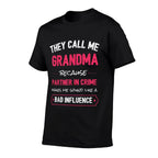 Funny Grandma, Grandma Partner In Crime  Relaxed-fit T-Shirt