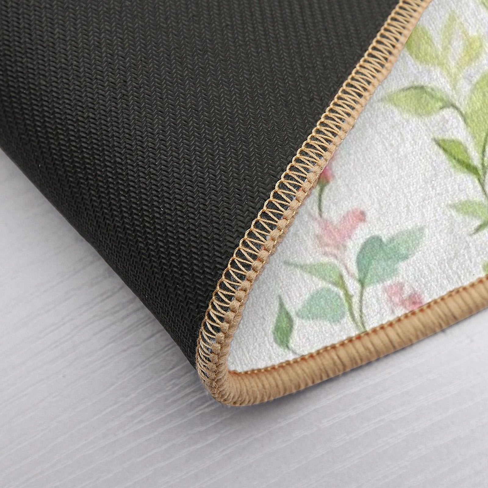 Summer Florals  Easy To Clean Bath Mat