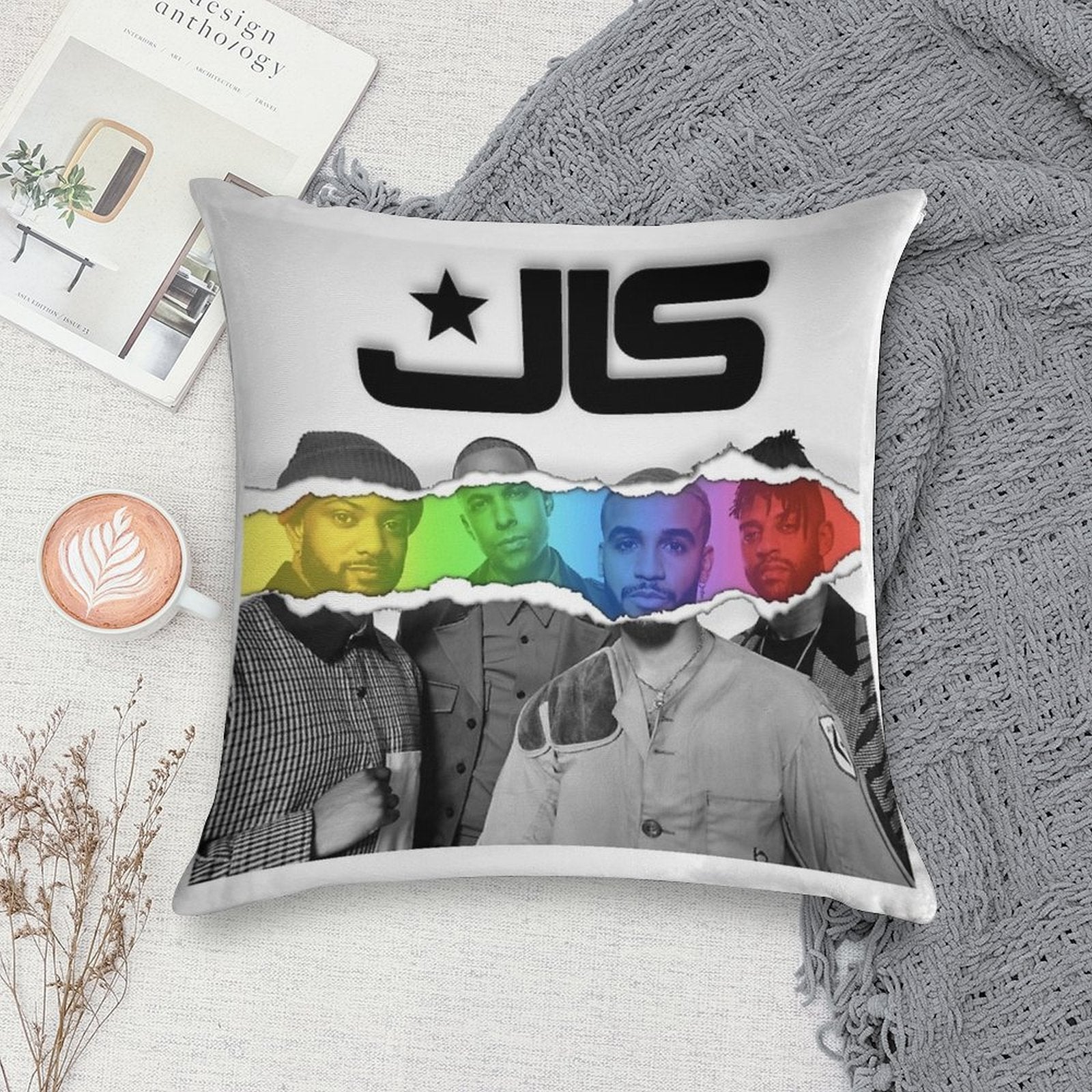 JLS ARE BACK Soft Skin-Friendly Throw Pillow
