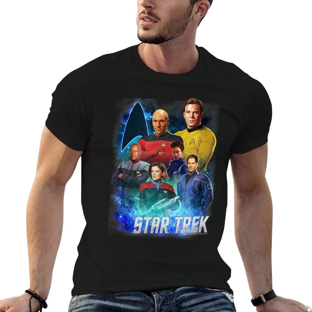 Star Trek Starfleet Legendary Captains Vintage Group Shot  Durable T-Shirt