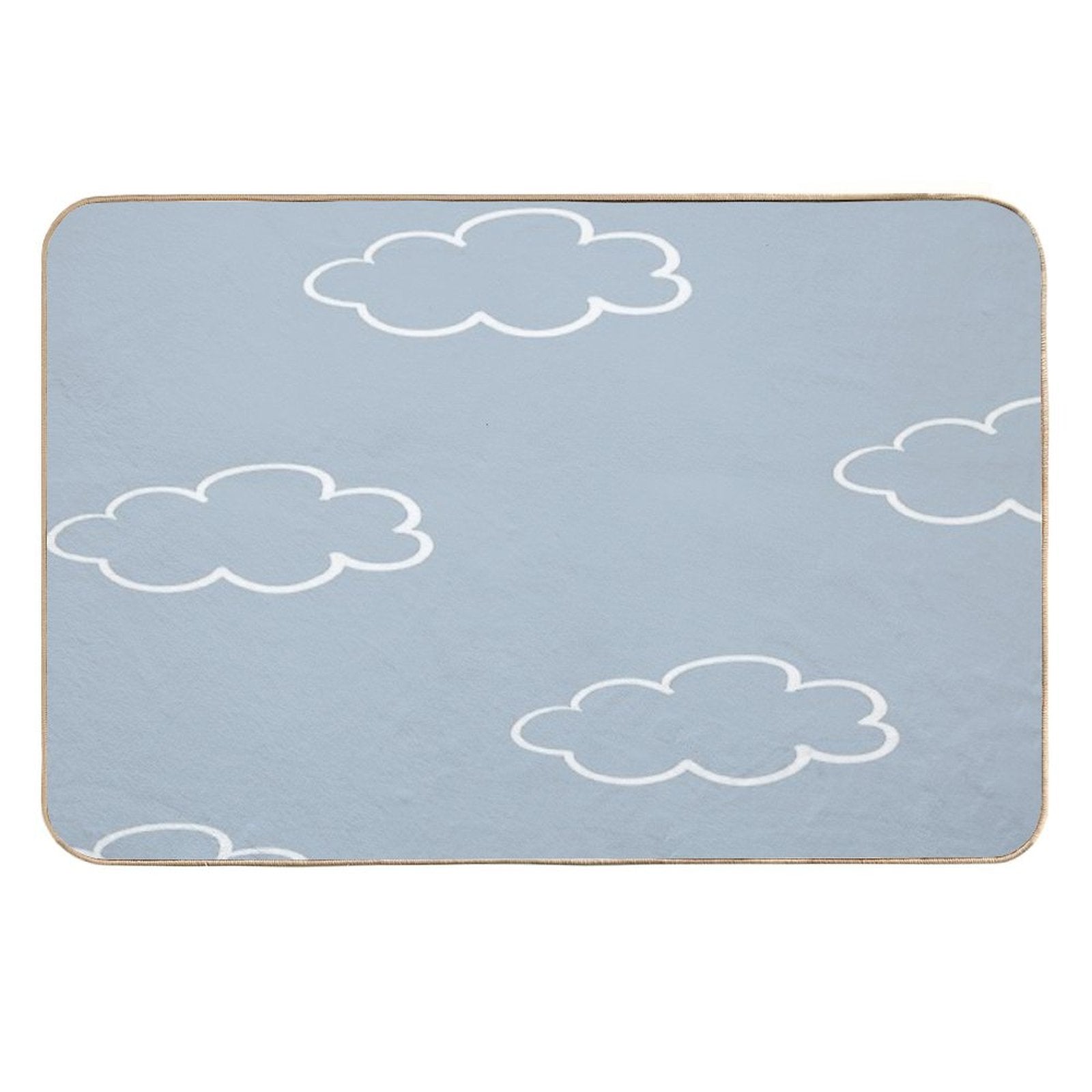 Clouds  Easy Maintenance Bath Mat
