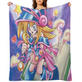 Toon Black Magic Girl Multi-functional Throw Blanket