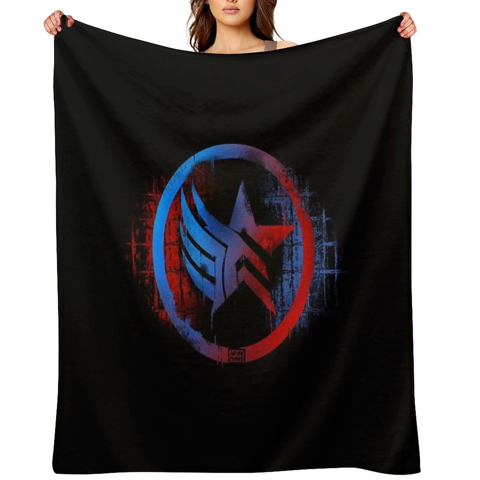 Mass Effect Paragon Renegade Compact Throw Blanket