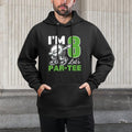 I'm 8 Let's Par 8th Years Old Golf Party Birthday Kids Kangaroo Pocket Hoodie