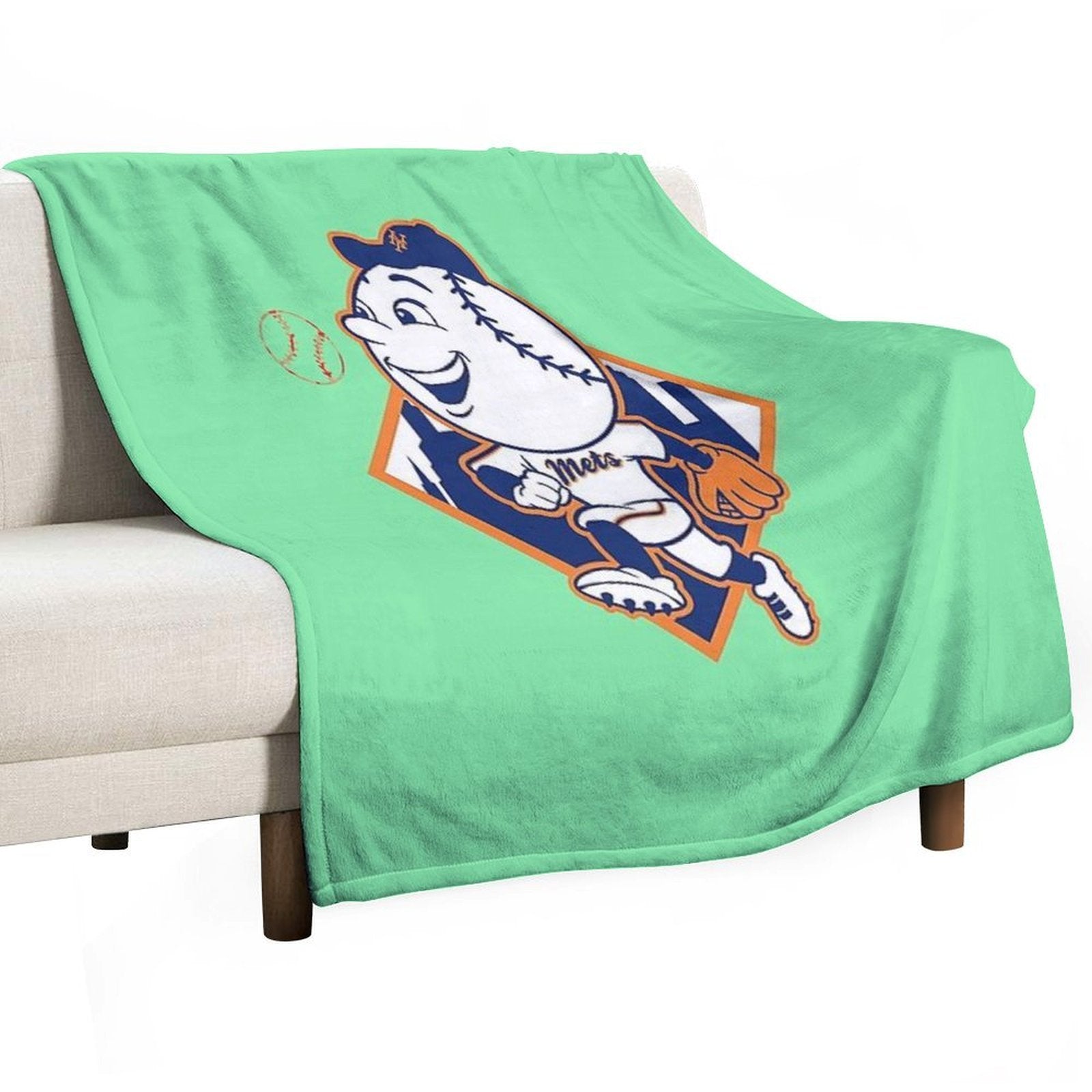 To Fans of The American Baseball Game 2010 Sustainable Throw Blanket