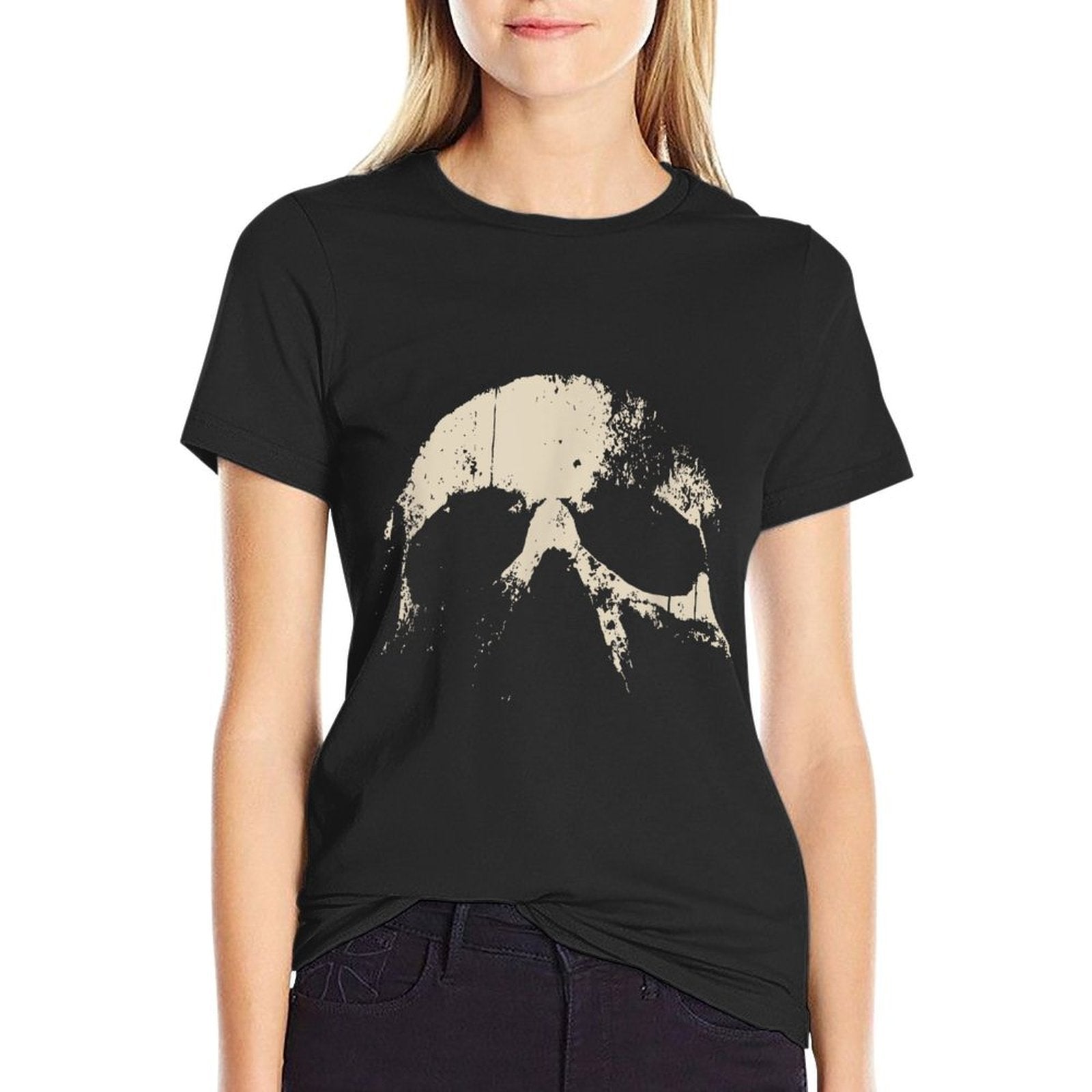 Skull Grunge Graphic for Women Men  Odor-resistant T-Shirt