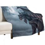 Gargoyle Machine-washable Throw Blanket