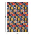 Timeless Korean Patchwork Wrinkle-free Throw Blanket