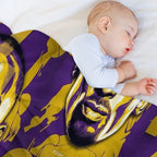 Black Mamba Anti-pilling Throw Blanket