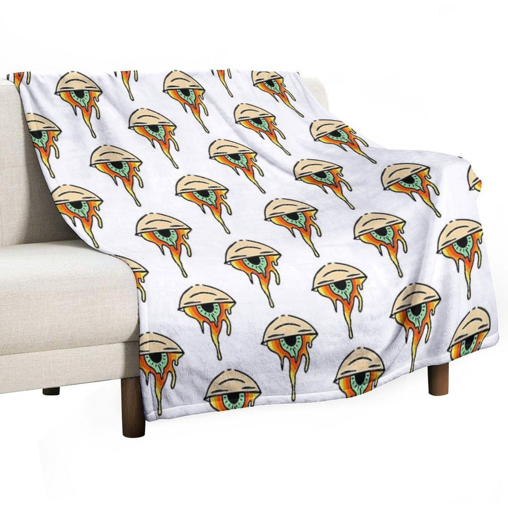 Trippy Eye Shrink-resistant Throw Blanket