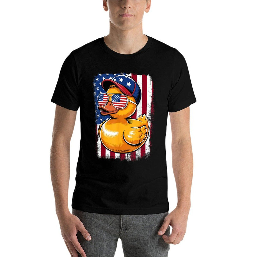 Funny Rubber Duck American 4th of July Patriotic  Classic T-Shirt