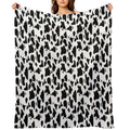 Cow Print Versatility Throw Blanket