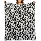 Cow Print Versatility Throw Blanket