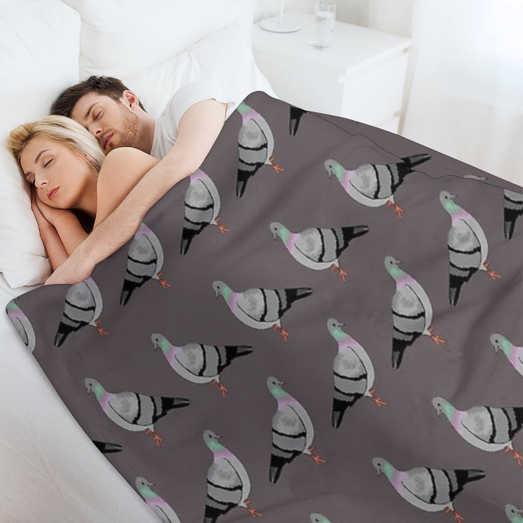 Pigeon Walk Eco-conscious Throw Blanket
