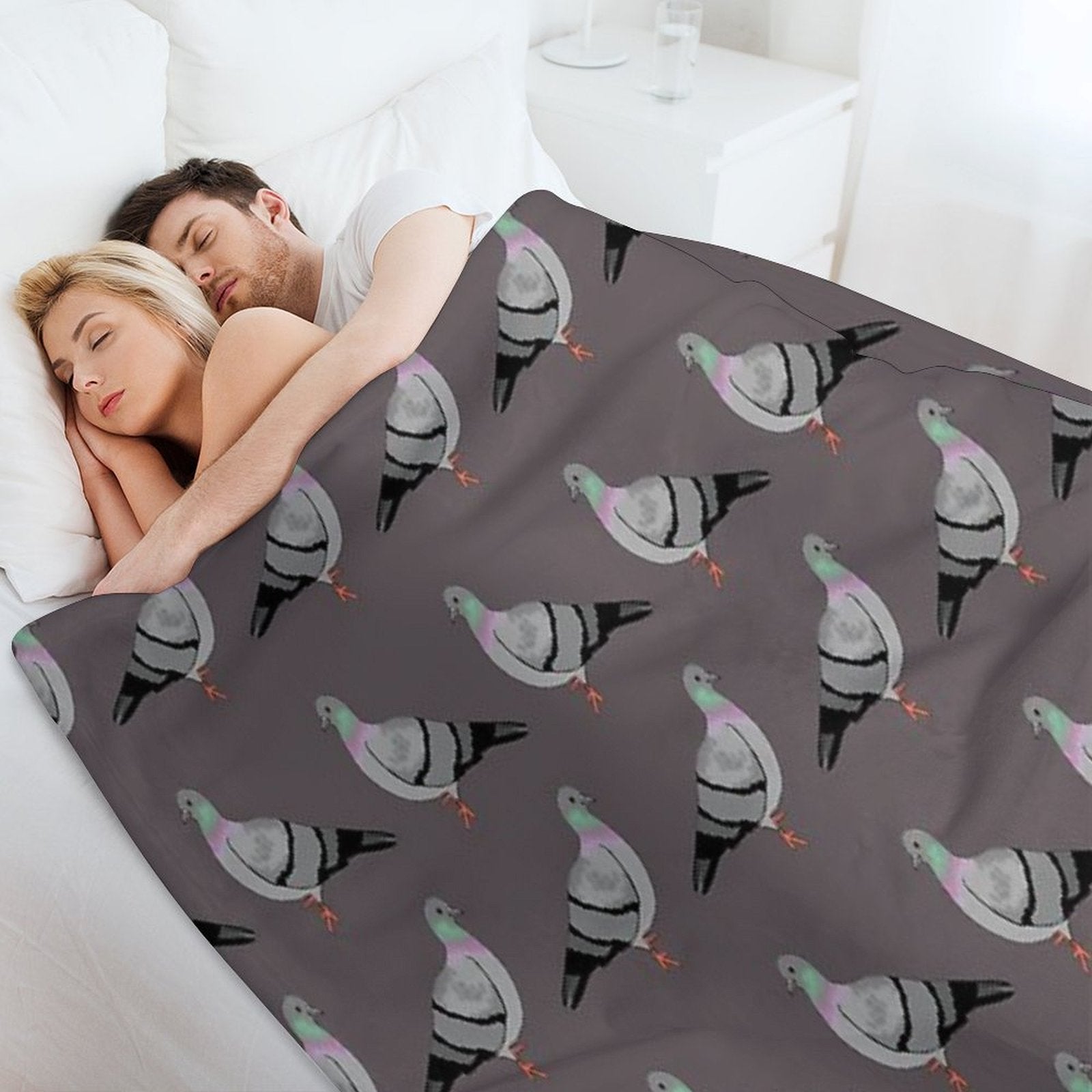 Pigeon Walk Eco-conscious Throw Blanket