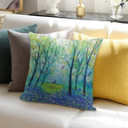 Beyond The Blue Soft Washable Throw Pillow