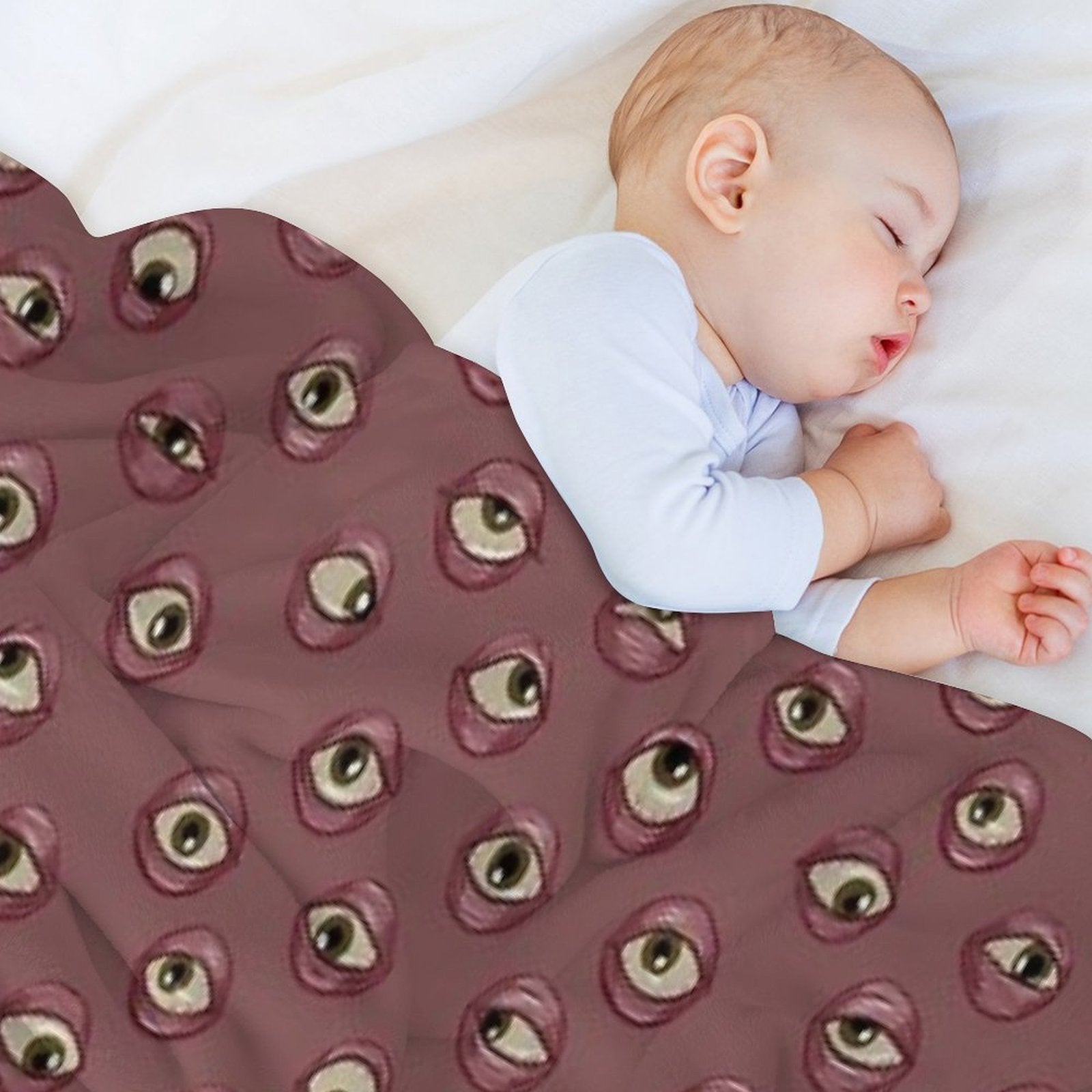 Fleshy Eyeballs Compact Throw Blanket