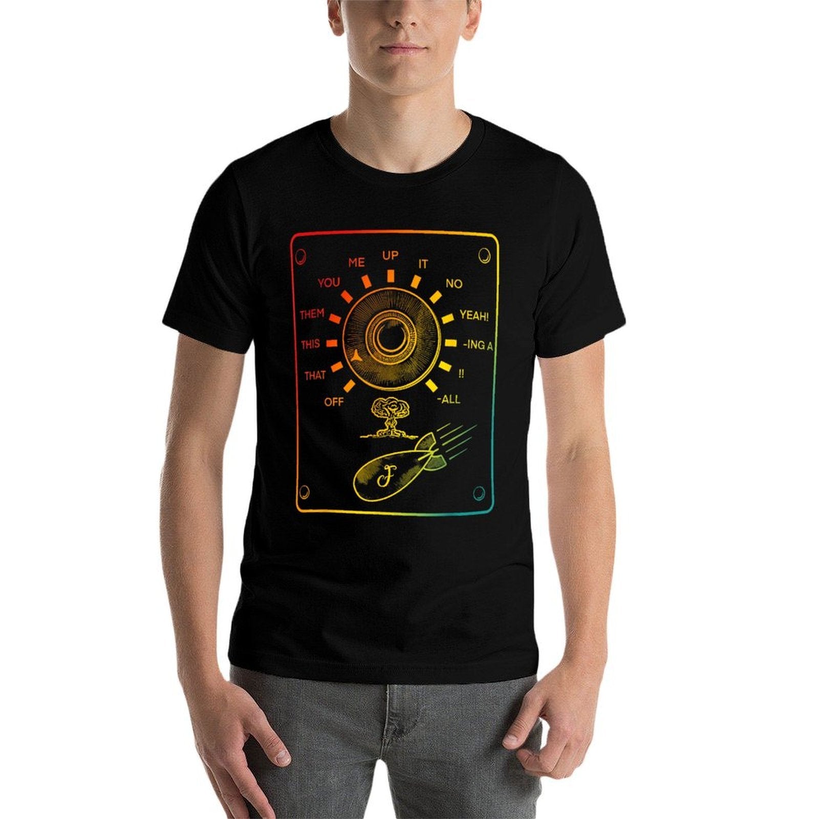 F Bomb Selector Machine Funny Apparel  Durable T-Shirt
