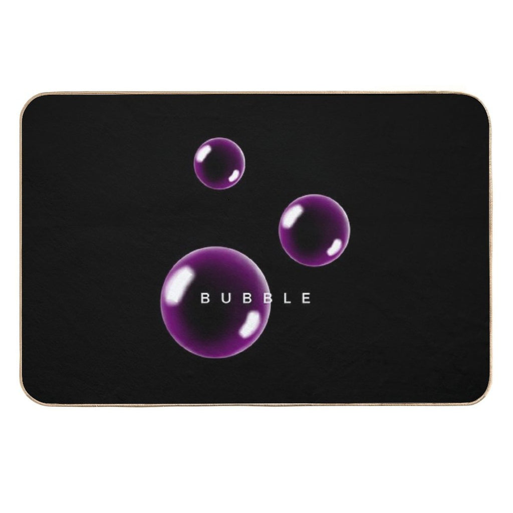 Tiny Bubbles Playful Summer Delight  Easy To Clean Bath Mat