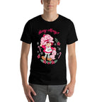 Strawberry Shortcake Berry Merry Christmas Holiday Vintage  Polyester Blend T-Shirt