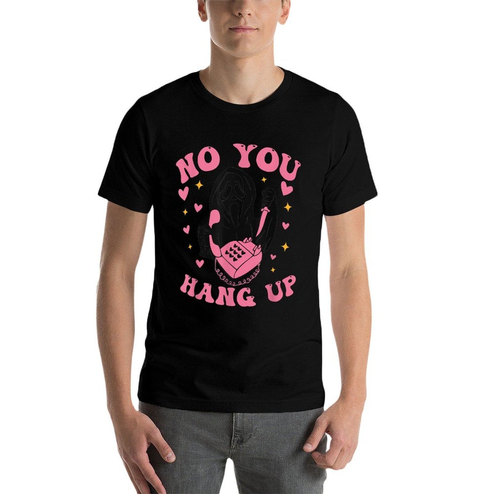Funny Ghost Calling Halloween Scary Costume No You Hang Up  Odor-resistant T-Shirt