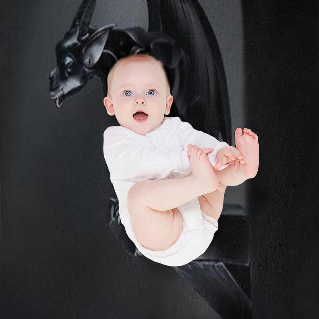 Gothic Spotlight Plush Throw Blanket