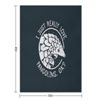 Pangolin Lover Gift - I Just Really Love Pangolins, OK Versatility Throw Blanket
