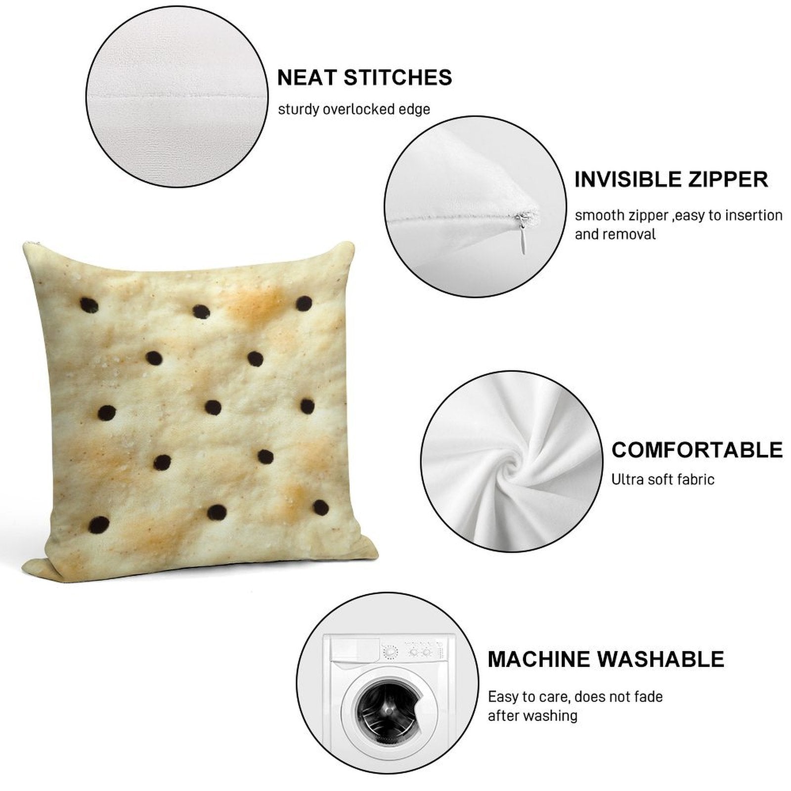 MAN CAVE THROW PILLOW SERIES - Sofa Cracker! Soft Anti-Pilling Throw Pillow