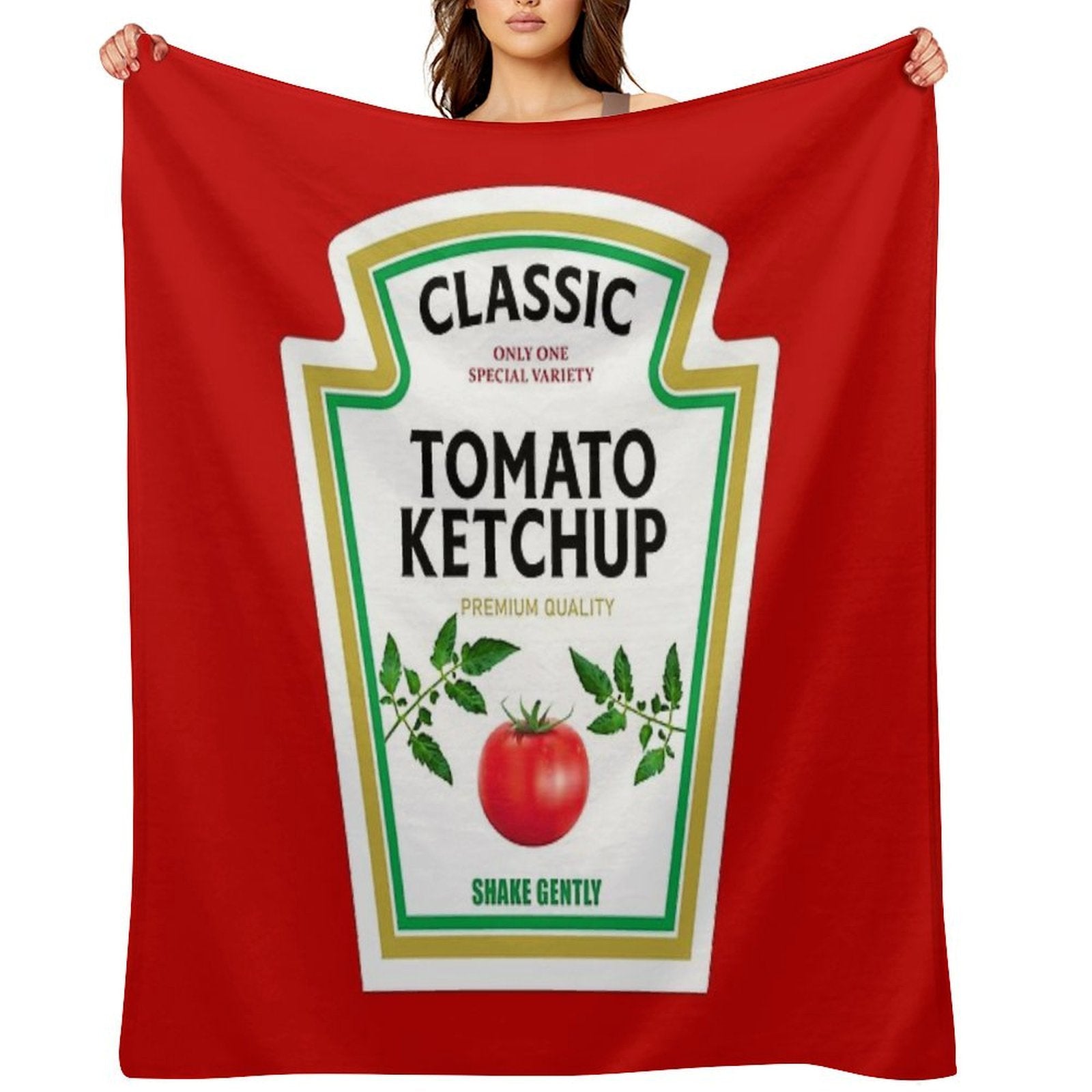 Ketchup Halloween 2023 Costume Family Group Matching Couple Mustard Mayo Gift-ready Throw Blanket