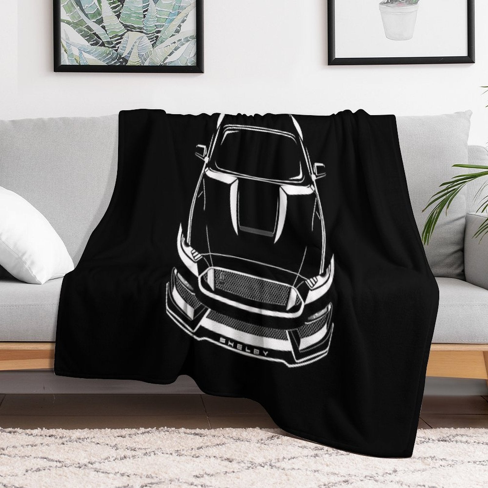 Ford Mustang Shelby GT350 2015 - 2020 Easy Care Throw Blanket
