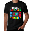 First Day Of 4th Grade Level Unlocked Game Back To School  Classic T-Shirt