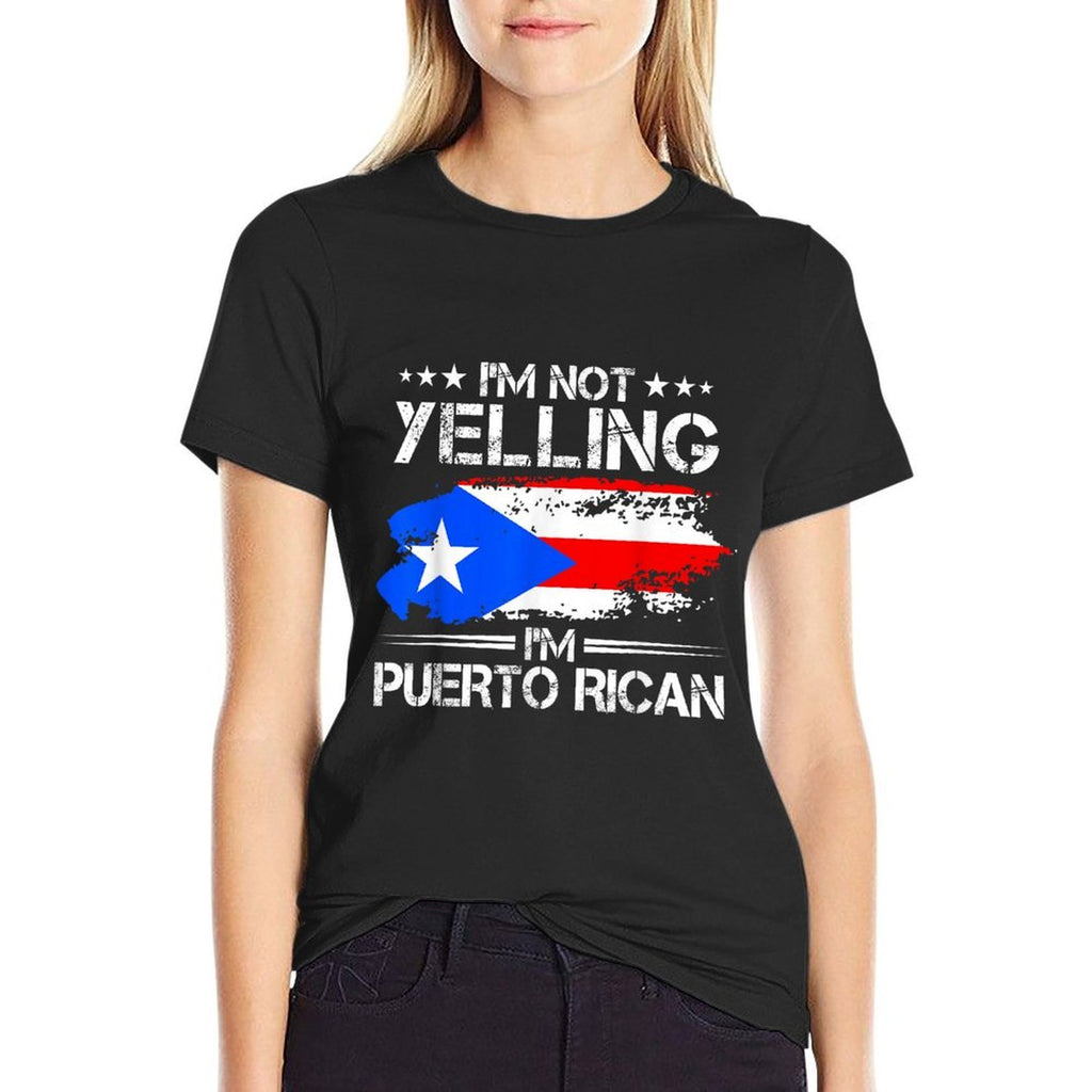Im Not Yelling Im Puerto Rican Pride Puerto Rico  Trendy Pattern T-Shirt