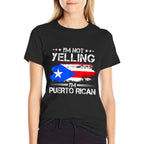 Im Not Yelling Im Puerto Rican Pride Puerto Rico  Trendy Pattern T-Shirt