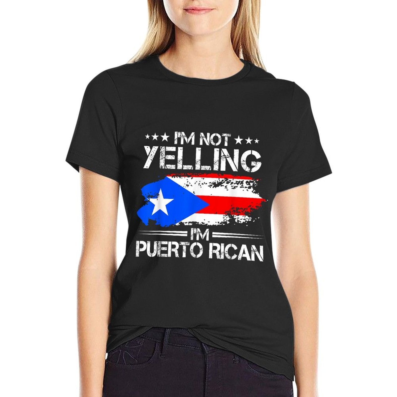 Im Not Yelling Im Puerto Rican Pride Puerto Rico  Trendy Pattern T-Shirt