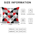 Colorful Geometry Soft Anti-Pilling Throw Pillow
