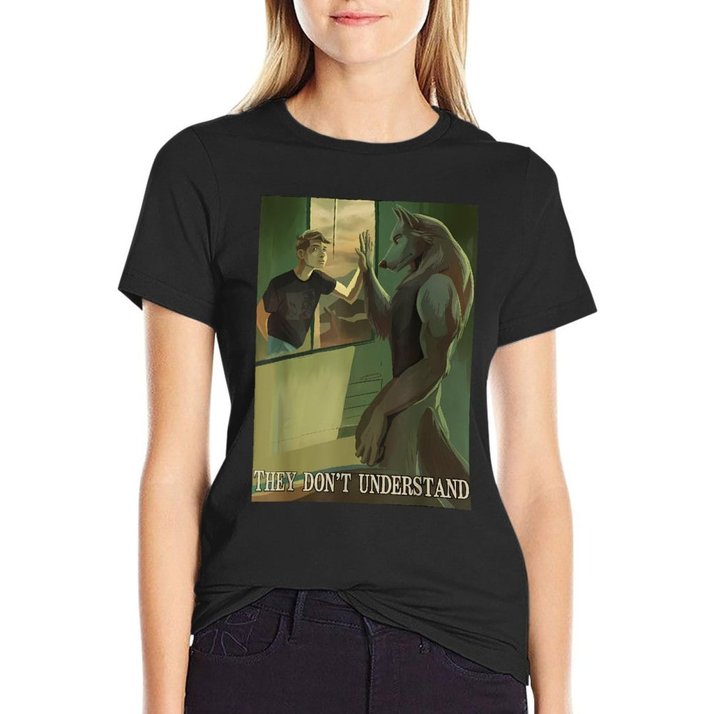 Werewolf Ripping Memes Alpha Wolf Meme They Dont Understand  Relaxed-fit T-Shirt