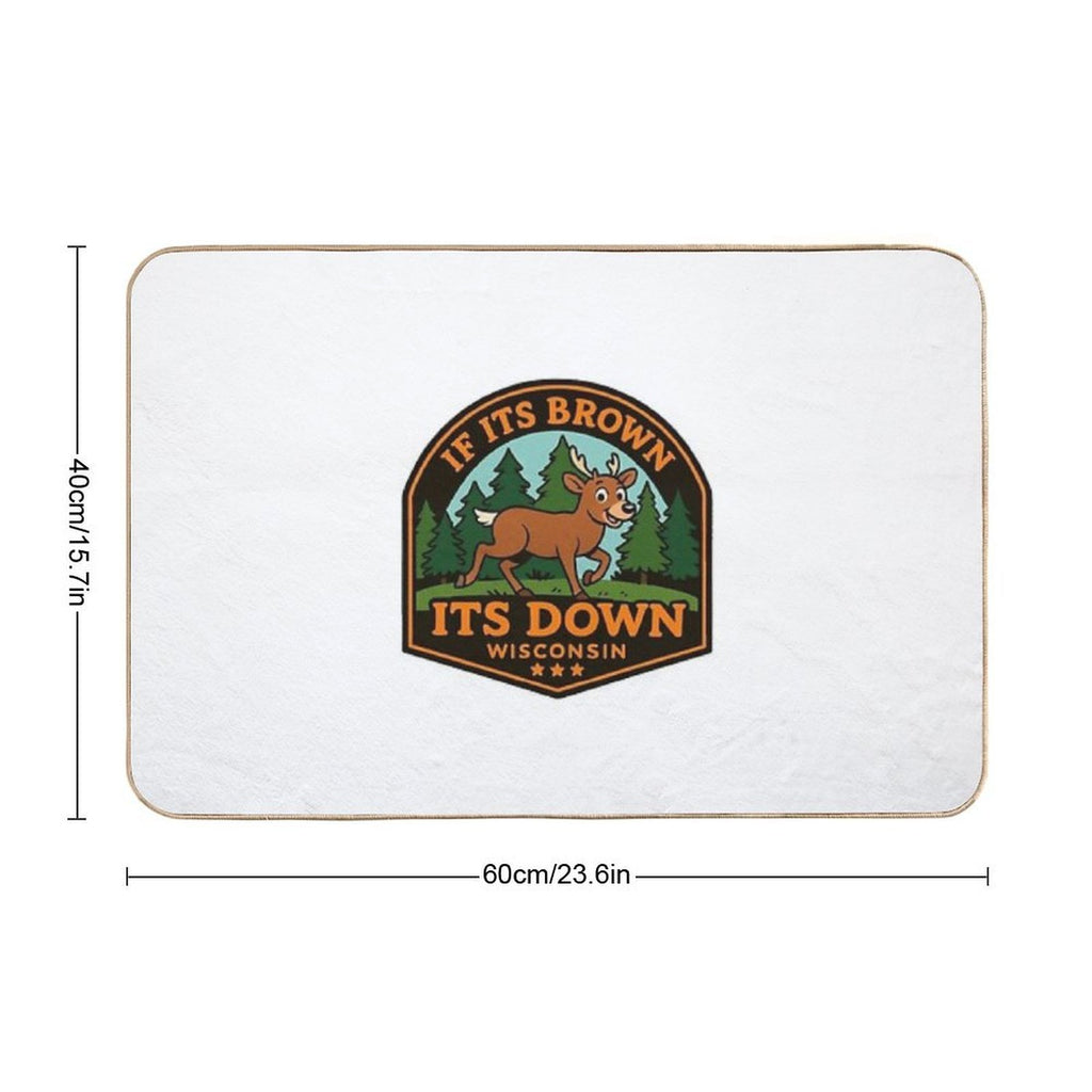 Buck Down  Easy Maintenance Bath Mat