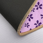 Blossom Scatter - Minimalist Floral Pattern  Dirt-Trapping Bath Mat