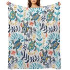 Gouache Sea Turtle Serenity Durable Throw Blanket