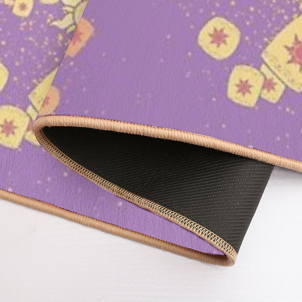 Lantern Light Tangled Durable Bath Mat